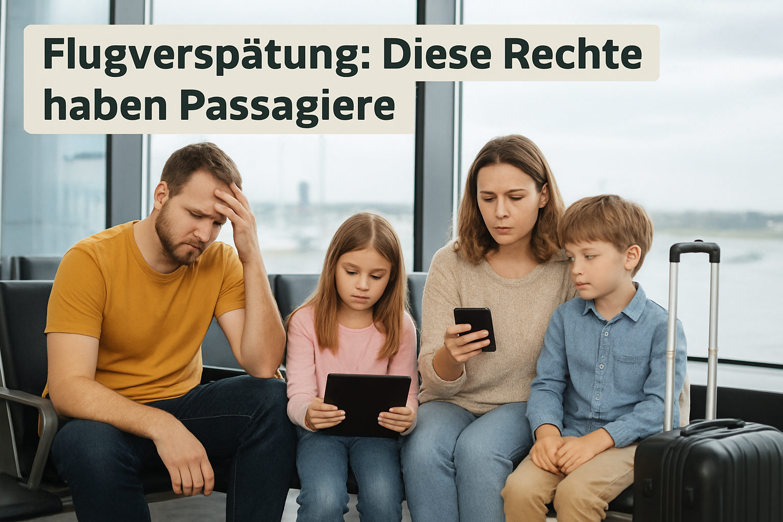 Titelbild zu „Flugverspätung: Diese Rechte haben Passagiere“