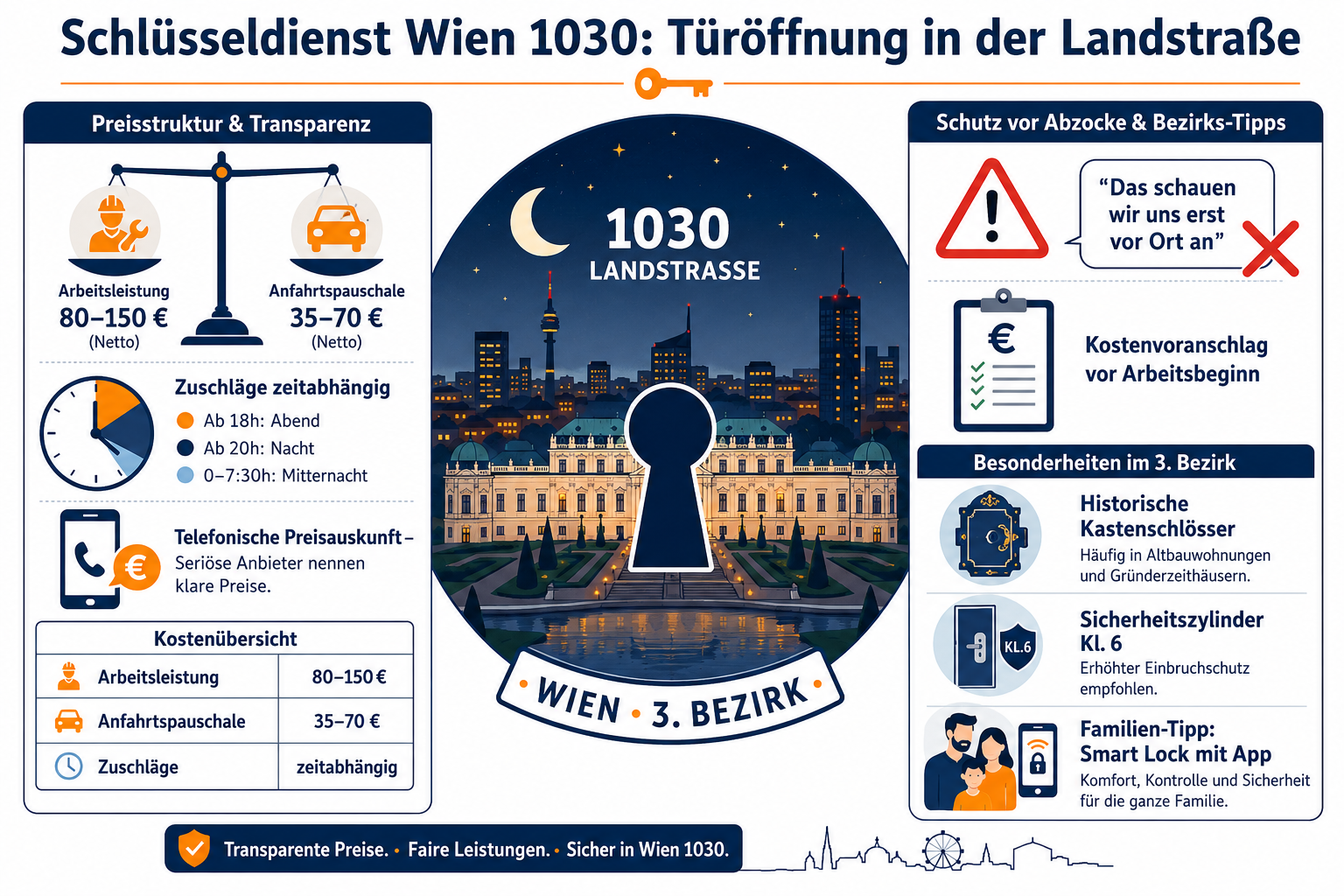Infografik Schlüsseldienst 1030 Wien Landstraße